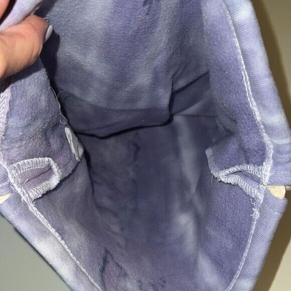 Boys Lie Purple Tie Dye Cotton Slushie Drawstring Backpack Unreleased NWT - Picture 5 of 10